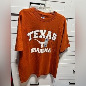 Texas Grandma T-Shirt in Orange longhorns NWT